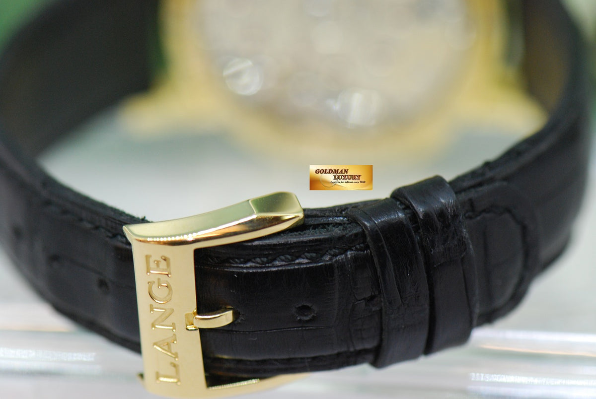 [SOLD] A.LANGE & SOHNE LANGE 1 MOONPHASE 18K YELLOW GOLD 38.5mm MANUAL 109.021 (MINT)