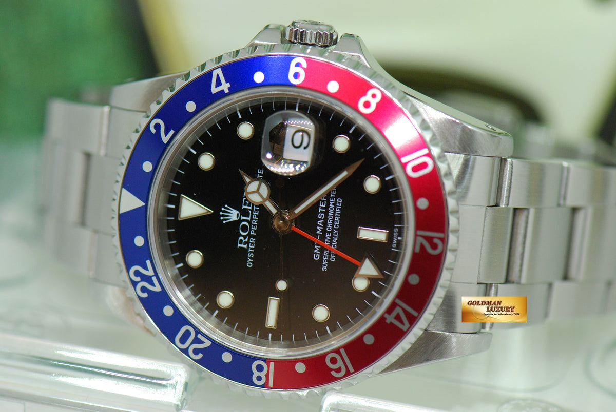 [SOLD] ROLEX OYSTER PERPETUAL GMT-MASTER I “PEPSI BEZEL” 16700 (MINT)