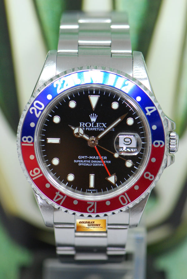 [SOLD] ROLEX OYSTER PERPETUAL GMT-MASTER I “PEPSI BEZEL” 16700 (MINT)