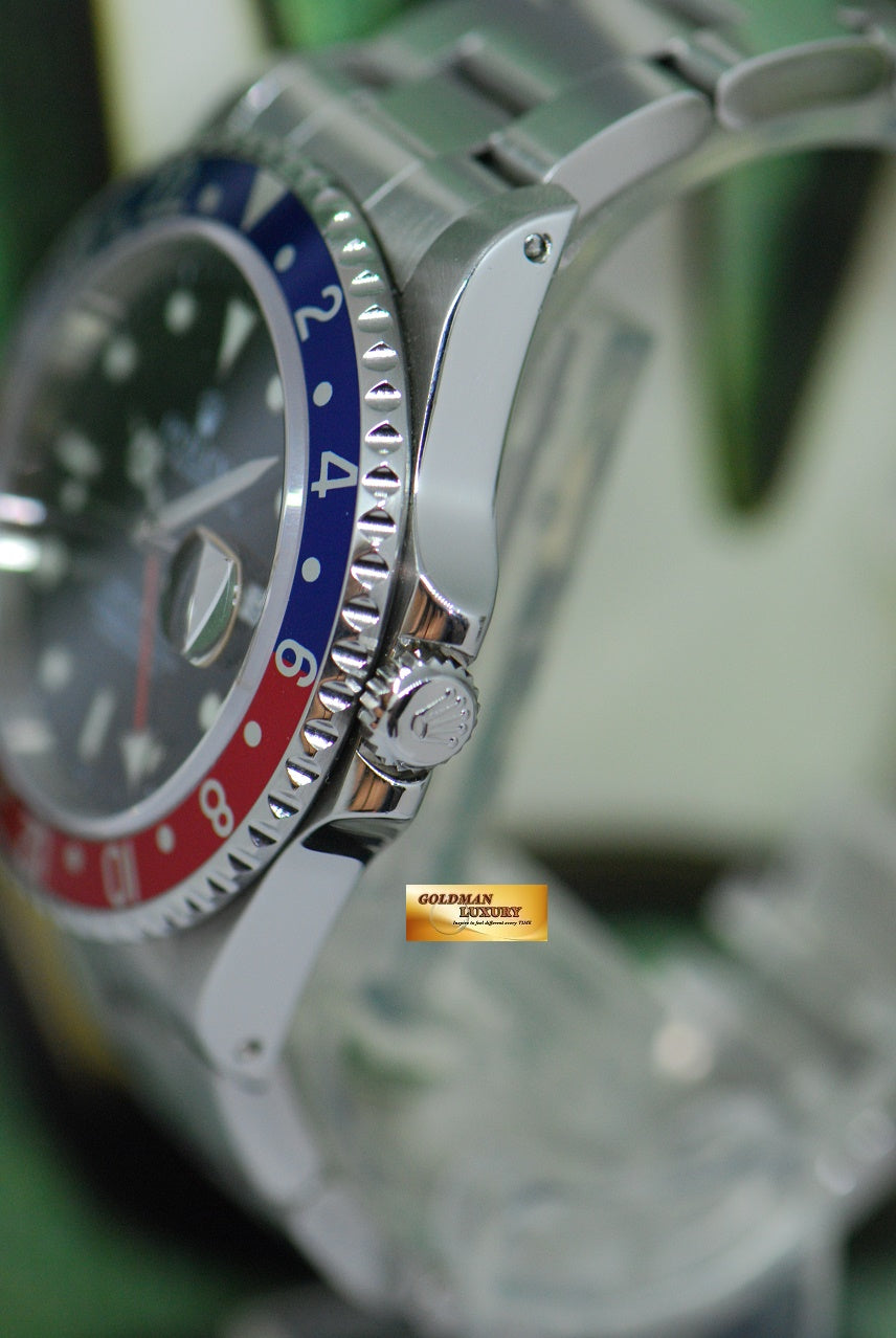 [SOLD] ROLEX OYSTER PERPETUAL GMT-MASTER I “PEPSI BEZEL” 16700 (MINT)