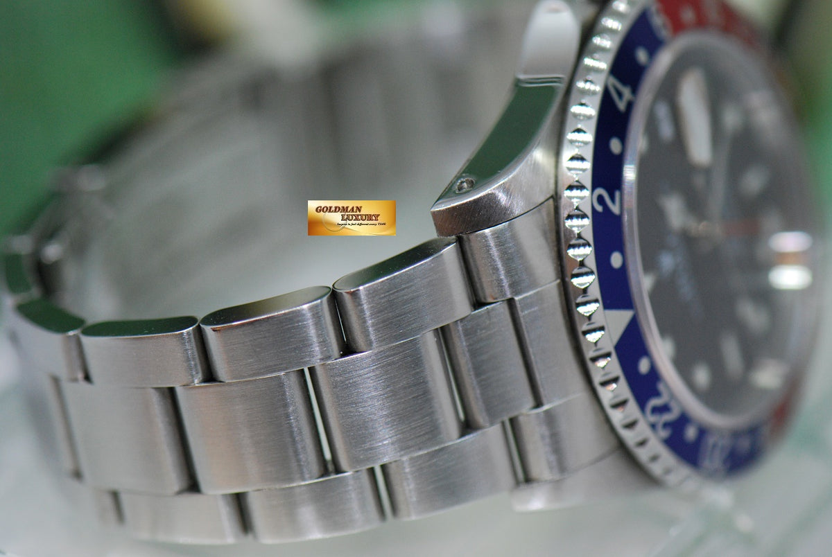 [SOLD] ROLEX OYSTER PERPETUAL GMT-MASTER I “PEPSI BEZEL” 16700 (MINT)
