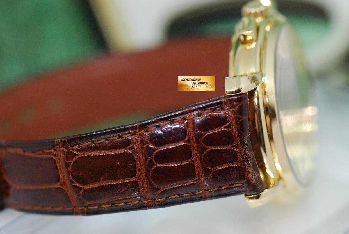 [SOLD] VACHERON CONSTANTIN LES HISTORIQUE 18K YELLOW GOLD “RETRO” CHRONOGRAPH MANUAL 47101 (NEAR MINT)