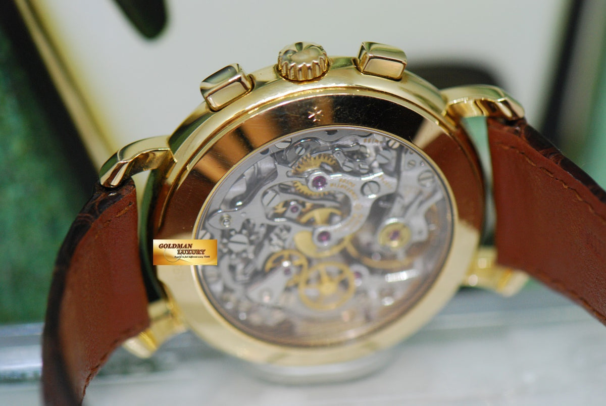 [SOLD] VACHERON CONSTANTIN LES HISTORIQUE 18K YELLOW GOLD “RETRO” CHRONOGRAPH MANUAL 47101 (NEAR MINT)