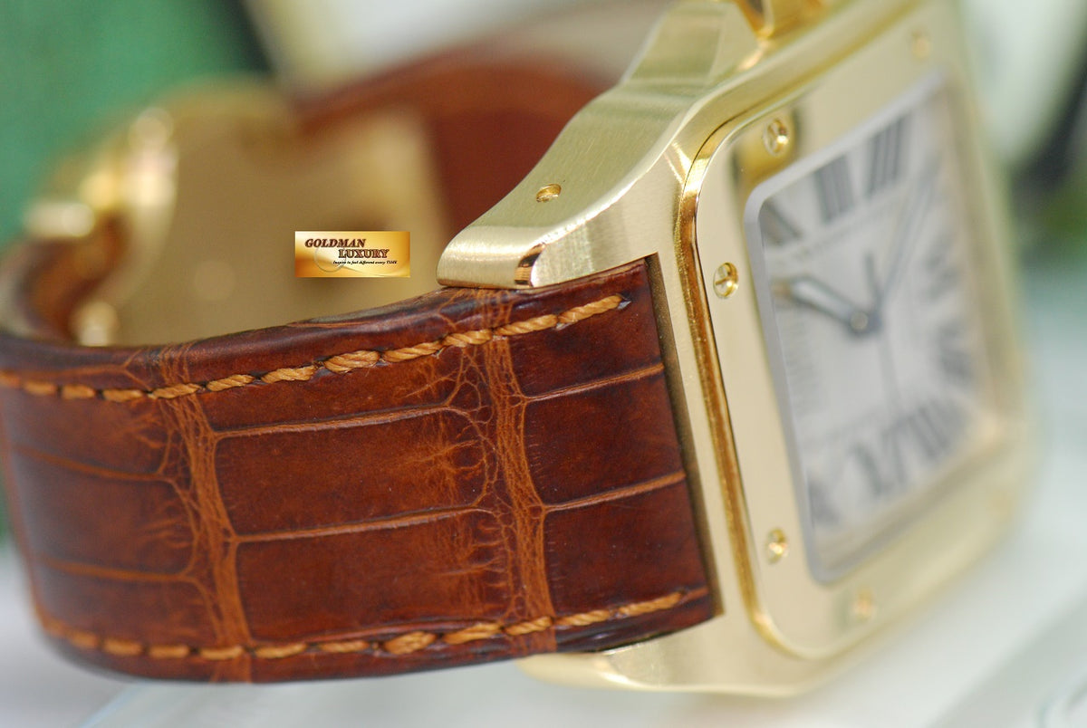 [SOLD] CARTIER SANTOS 100XL 18K YELLOW GOLD AUTOMATIC 2657 (MINT)