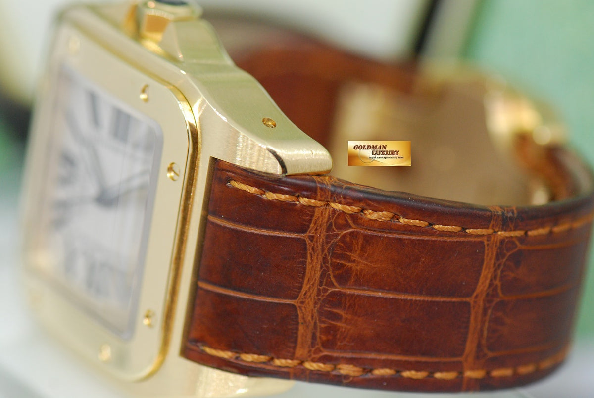 [SOLD] CARTIER SANTOS 100XL 18K YELLOW GOLD AUTOMATIC 2657 (MINT)