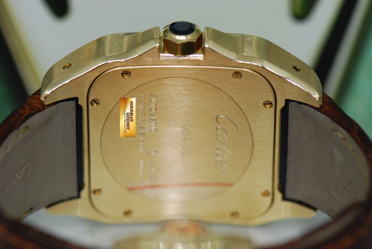 [SOLD] CARTIER SANTOS 100XL 18K YELLOW GOLD AUTOMATIC 2657 (MINT)