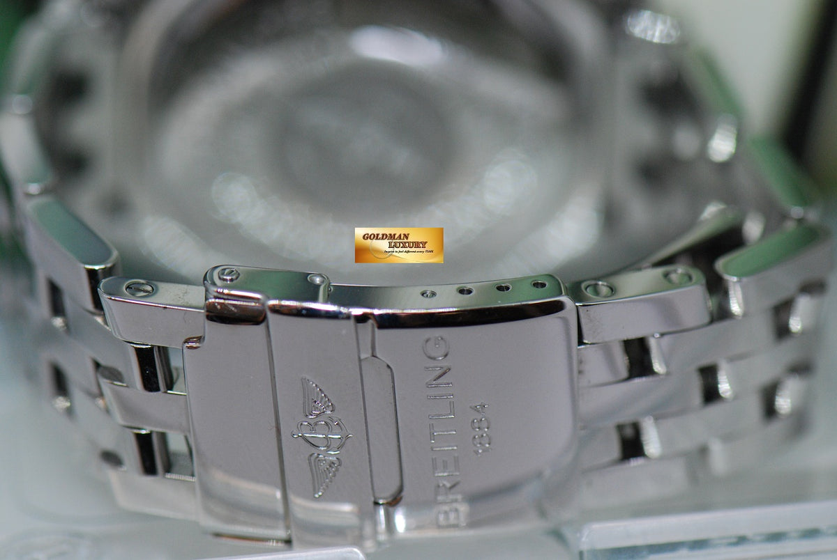 [SOLD] BREITLING CHRONOMAT CHRONOGRAPH SS 39mm BLACK AUTOMATIC A13352 (NEAR MINT)