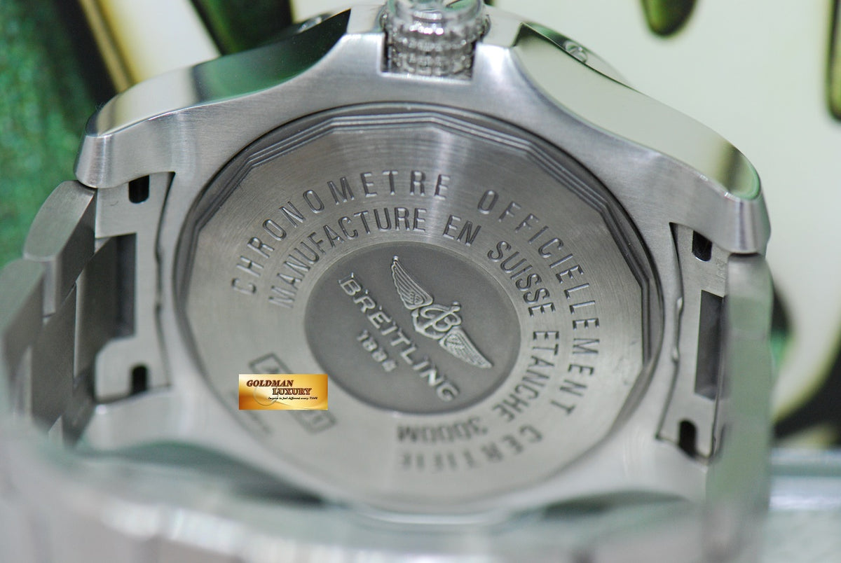 [SOLD] BREITLING AVENGER SEAWOLF II 44mm STEEL AUTOMATIC A17331 (MINT)