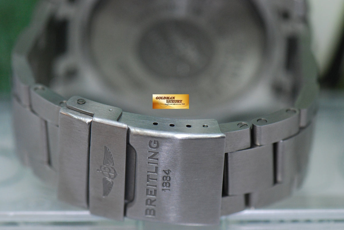 [SOLD] BREITLING AVENGER SEAWOLF II 44mm STEEL AUTOMATIC A17331 (MINT)