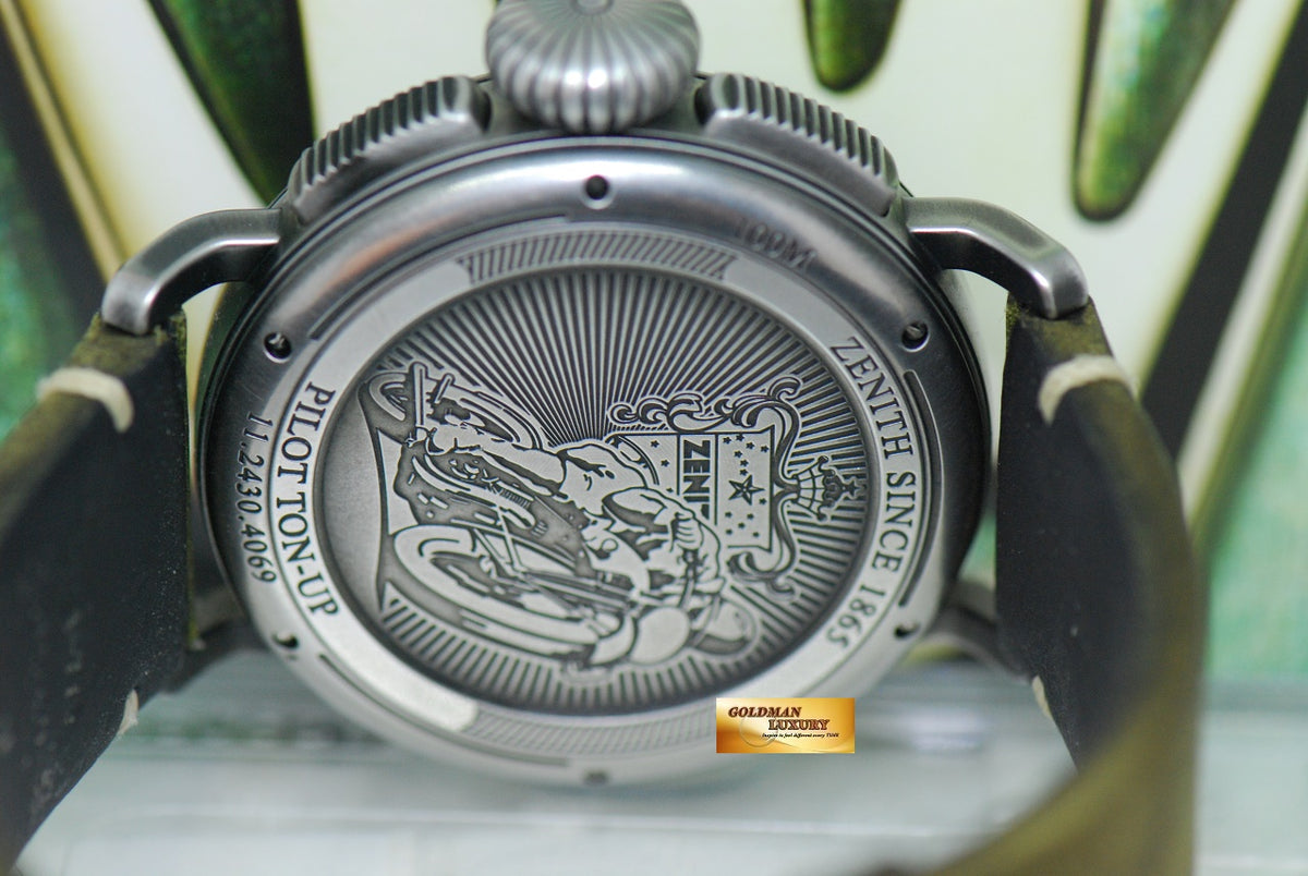 [SOLD] ZENITH PILOT TYPE 20 CHRONOGRAPH SS TON-UP AUTOMATIC 11.2430.4069 (MINT)