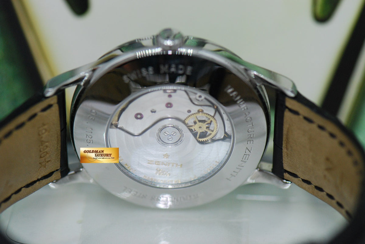 [SOLD] ZENITH CLASS ELITE RESERVE De MARCHE 37mm BLACK AUTOMATIC 03.1125.685 (NEAR MINT)