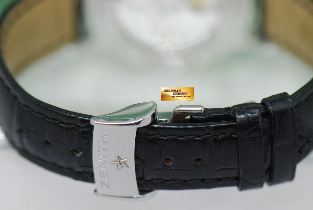 [SOLD] ZENITH CLASS ELITE RESERVE De MARCHE 37mm BLACK AUTOMATIC 03.1125.685 (NEAR MINT)