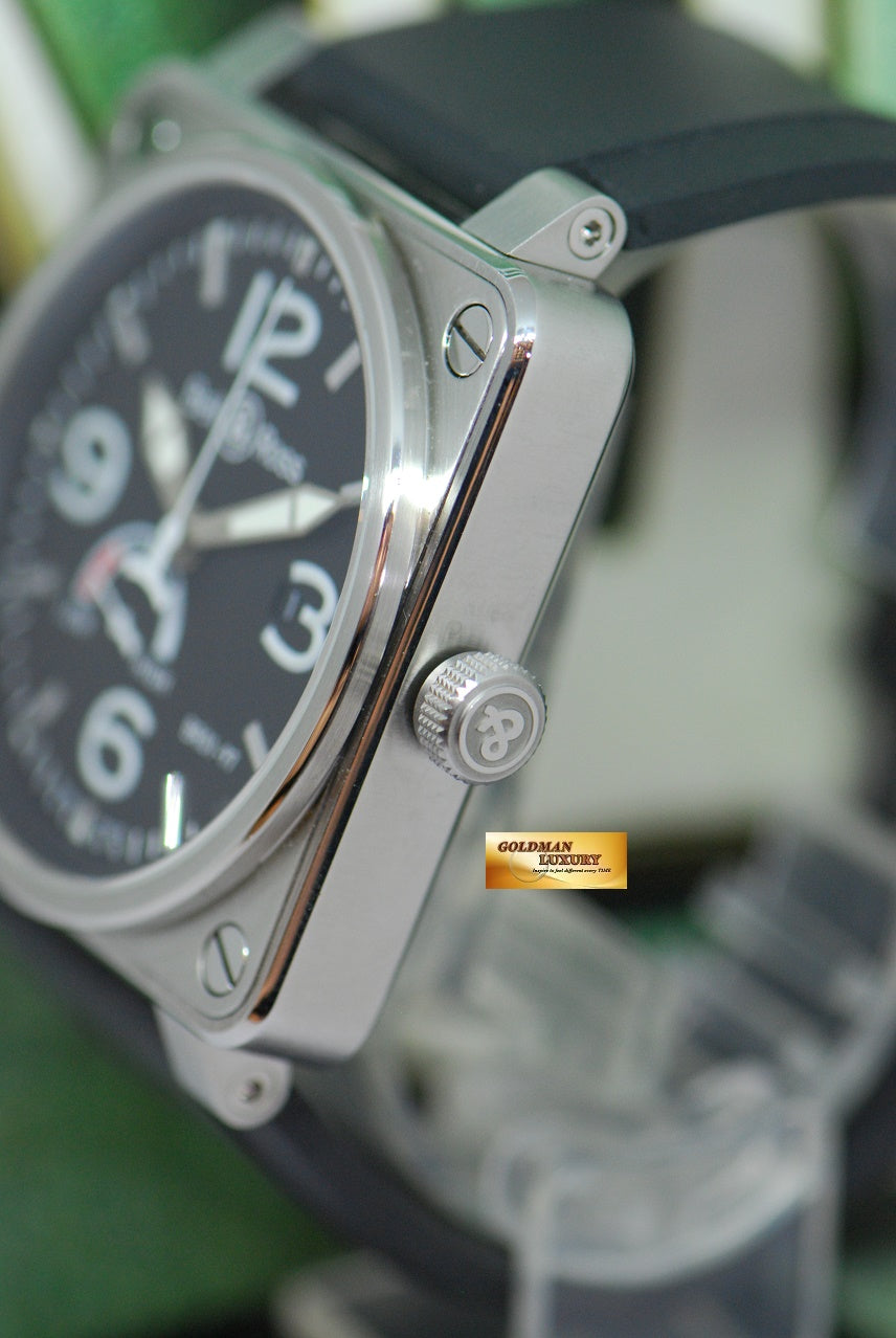 [SOLD] BELL & ROSS AVIATION POWER RESERVE 46mm SS AUTOMATIC BR01-97 (MINT)