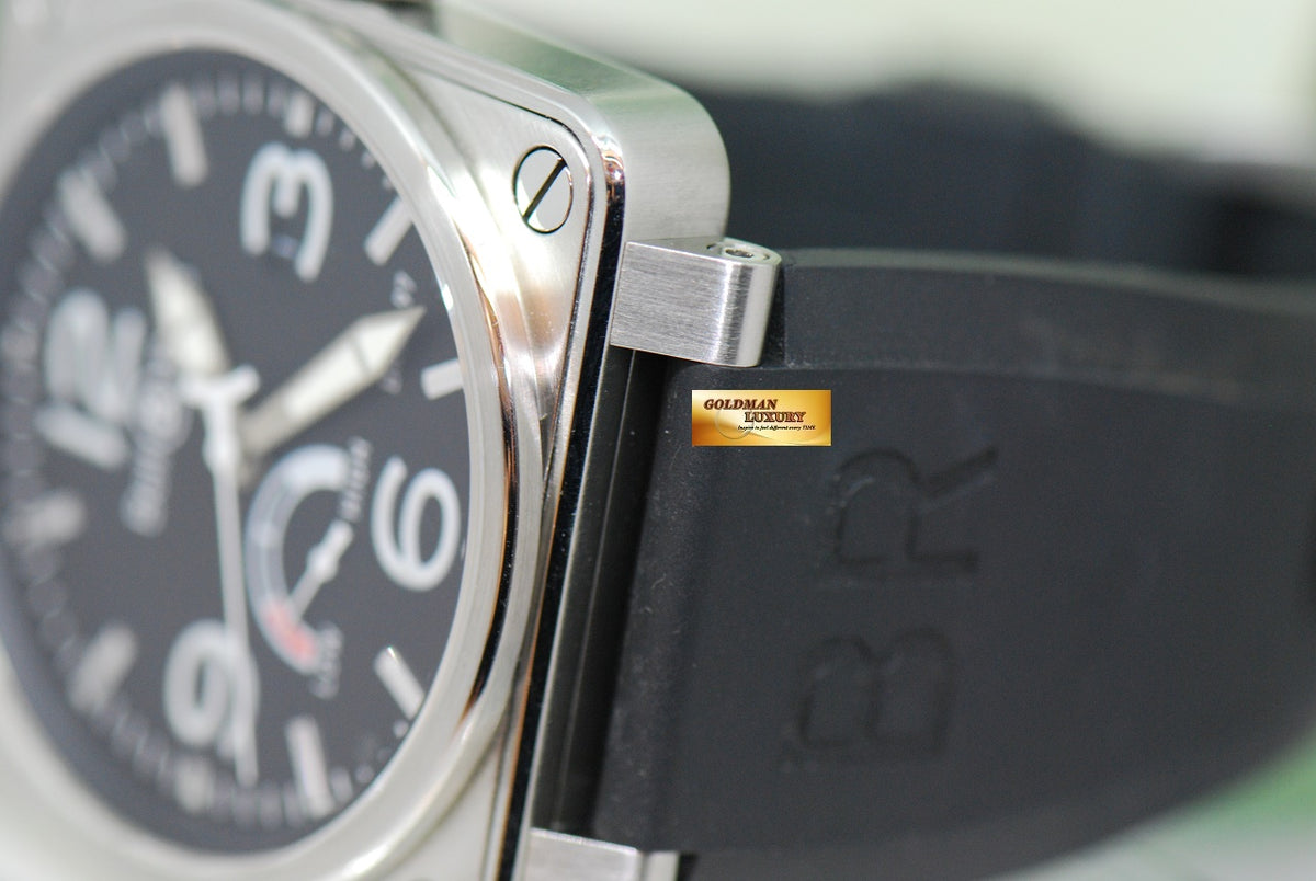 [SOLD] BELL & ROSS AVIATION POWER RESERVE 46mm SS AUTOMATIC BR01-97 (MINT)