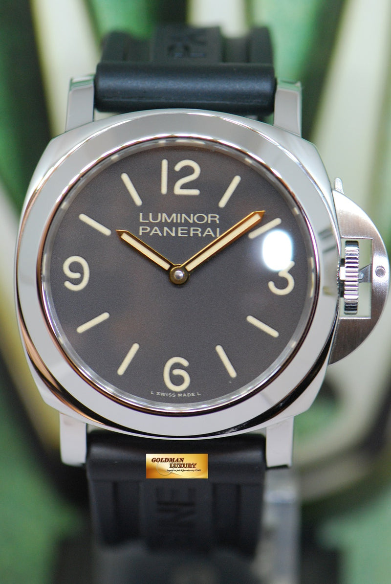SOLD PANERAI LUMINOR MARINA 44mm TOBACCO BROWN DIAL PAM 390 MANUAL Goldman Luxury