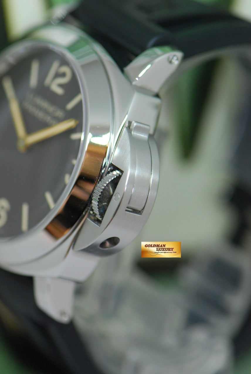 [SOLD] PANERAI LUMINOR MARINA 44mm TOBACCO BROWN DIAL PAM 390 MANUAL (MINT)