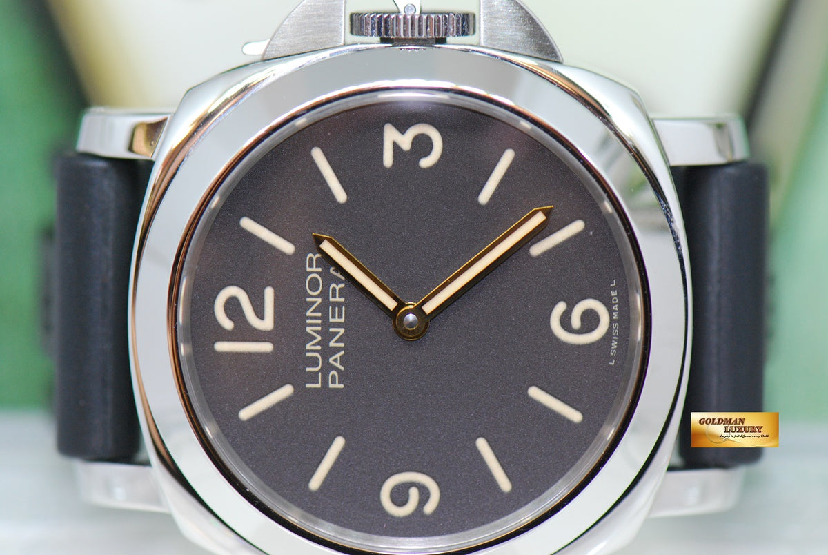 [SOLD] PANERAI LUMINOR MARINA 44mm TOBACCO BROWN DIAL PAM 390 MANUAL (MINT)
