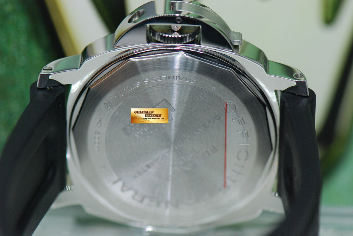 [SOLD] PANERAI LUMINOR MARINA 44mm TAPESTRY DIAL GMT AUTOMATIC PAM 29 (MINT)