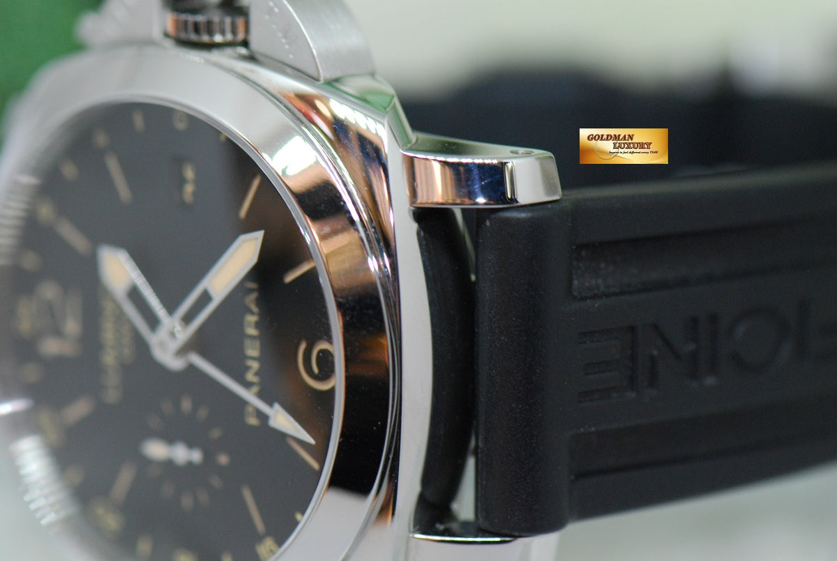 [SOLD] PANERAI LUMINOR MARINA 1950 44mm TOBACCO DIAL GMT AUTOMATIC PAM 531 (MINT)