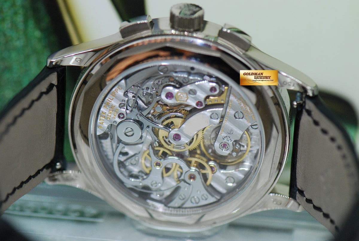 [SOLD] PATEK PHILIPPE COMPLICATION CHRONOGRAPH 18K WHITE GOLD MANUAL 5170G-01 (MINT)