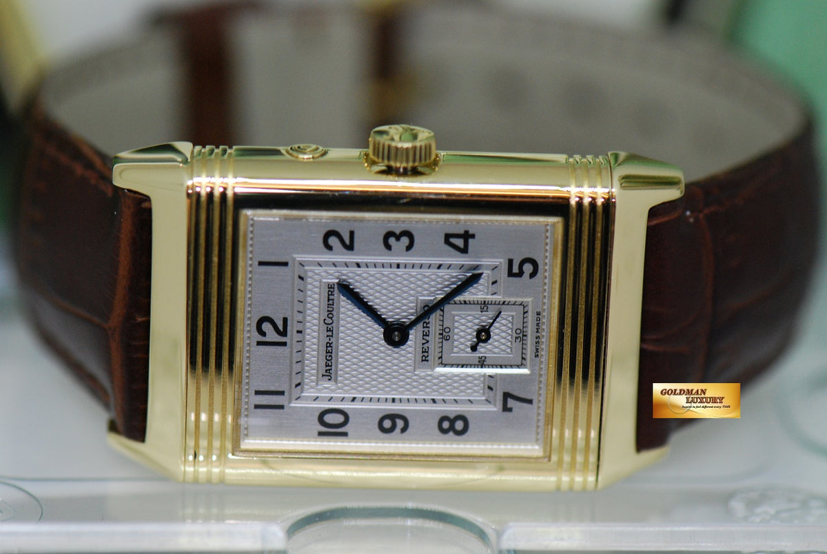 [SOLD] JLC REVERSO 18K YELLOW GOLD DAY & NIGHT DUO-FACE MANUAL WINDING 270.1.54 (MINT)