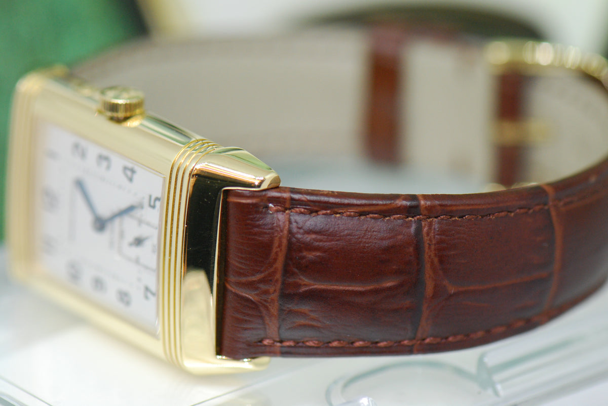 [SOLD] JLC REVERSO 18K YELLOW GOLD DAY & NIGHT DUO-FACE MANUAL WINDING 270.1.54 (MINT)