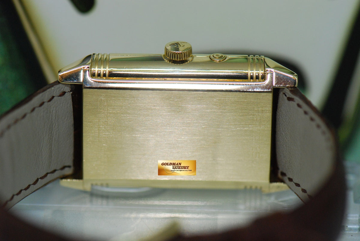 [SOLD] JLC REVERSO 18K YELLOW GOLD DAY & NIGHT DUO-FACE MANUAL WINDING 270.1.54 (MINT)