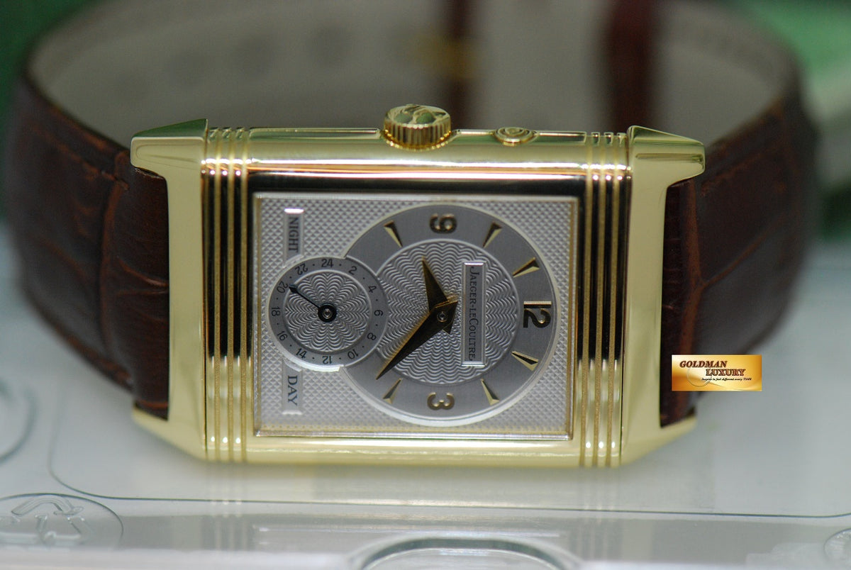 [SOLD] JLC REVERSO 18K YELLOW GOLD DAY & NIGHT DUO-FACE MANUAL WINDING 270.1.54 (MINT)