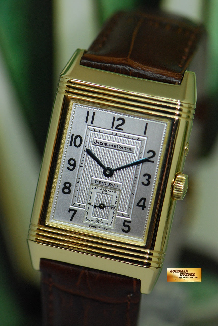 [SOLD] JLC REVERSO 18K YELLOW GOLD DAY & NIGHT DUO-FACE MANUAL WINDING 270.1.54 (MINT)