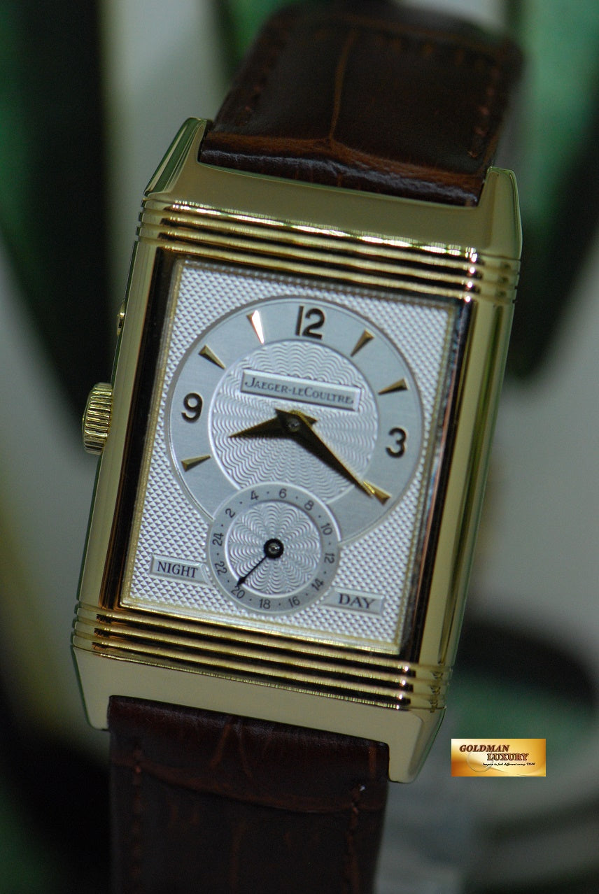 [SOLD] JLC REVERSO 18K YELLOW GOLD DAY & NIGHT DUO-FACE MANUAL WINDING 270.1.54 (MINT)