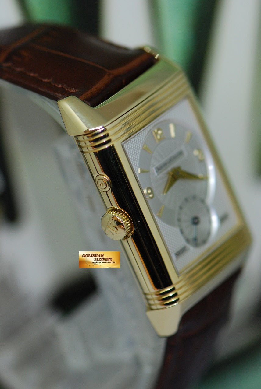 [SOLD] JLC REVERSO 18K YELLOW GOLD DAY & NIGHT DUO-FACE MANUAL WINDING 270.1.54 (MINT)