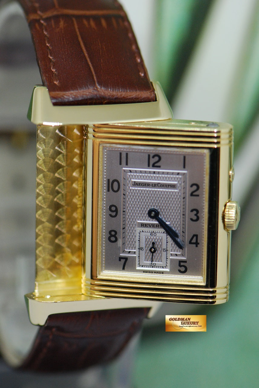 [SOLD] JLC REVERSO 18K YELLOW GOLD DAY & NIGHT DUO-FACE MANUAL WINDING 270.1.54 (MINT)