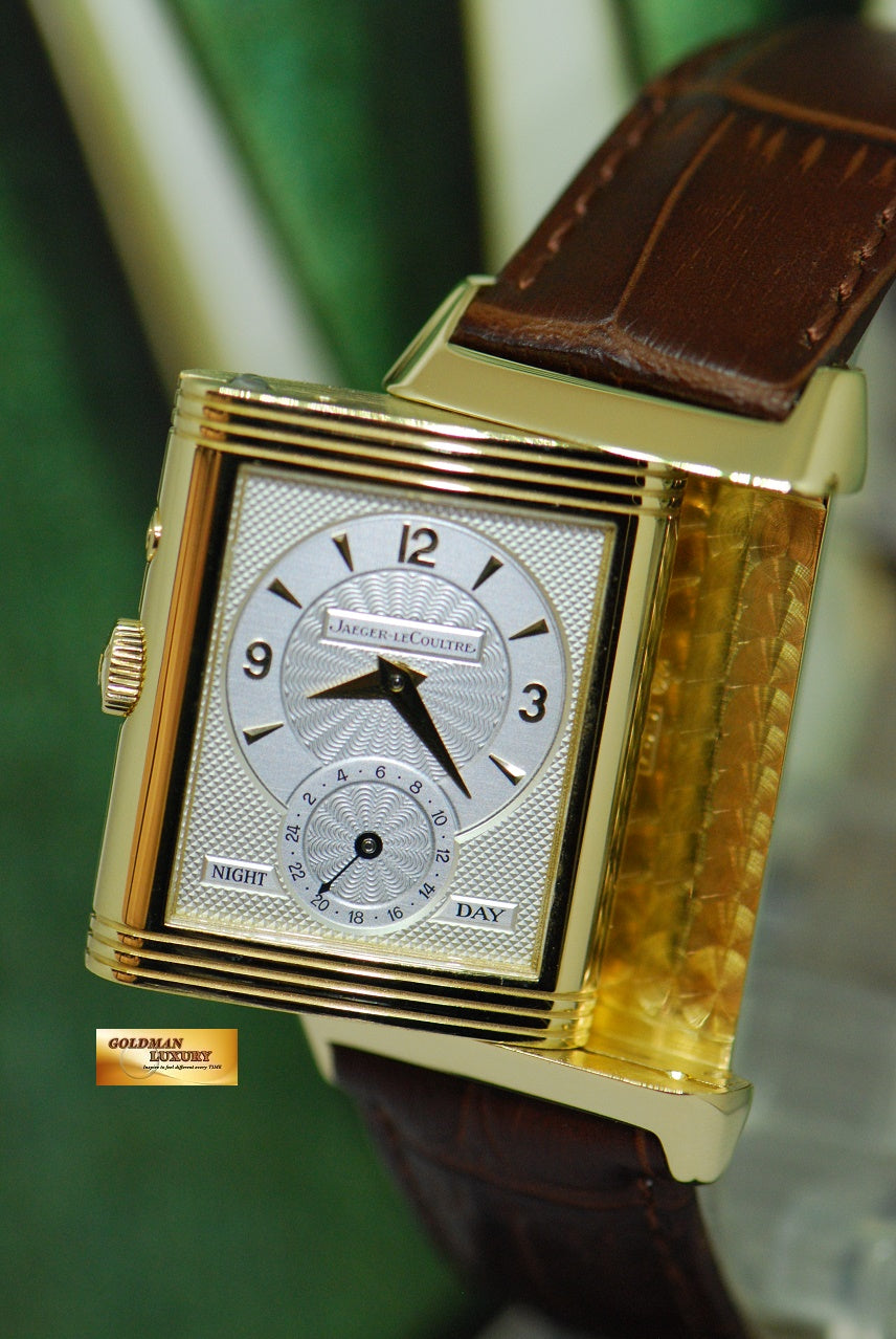 [SOLD] JLC REVERSO 18K YELLOW GOLD DAY & NIGHT DUO-FACE MANUAL WINDING 270.1.54 (MINT)