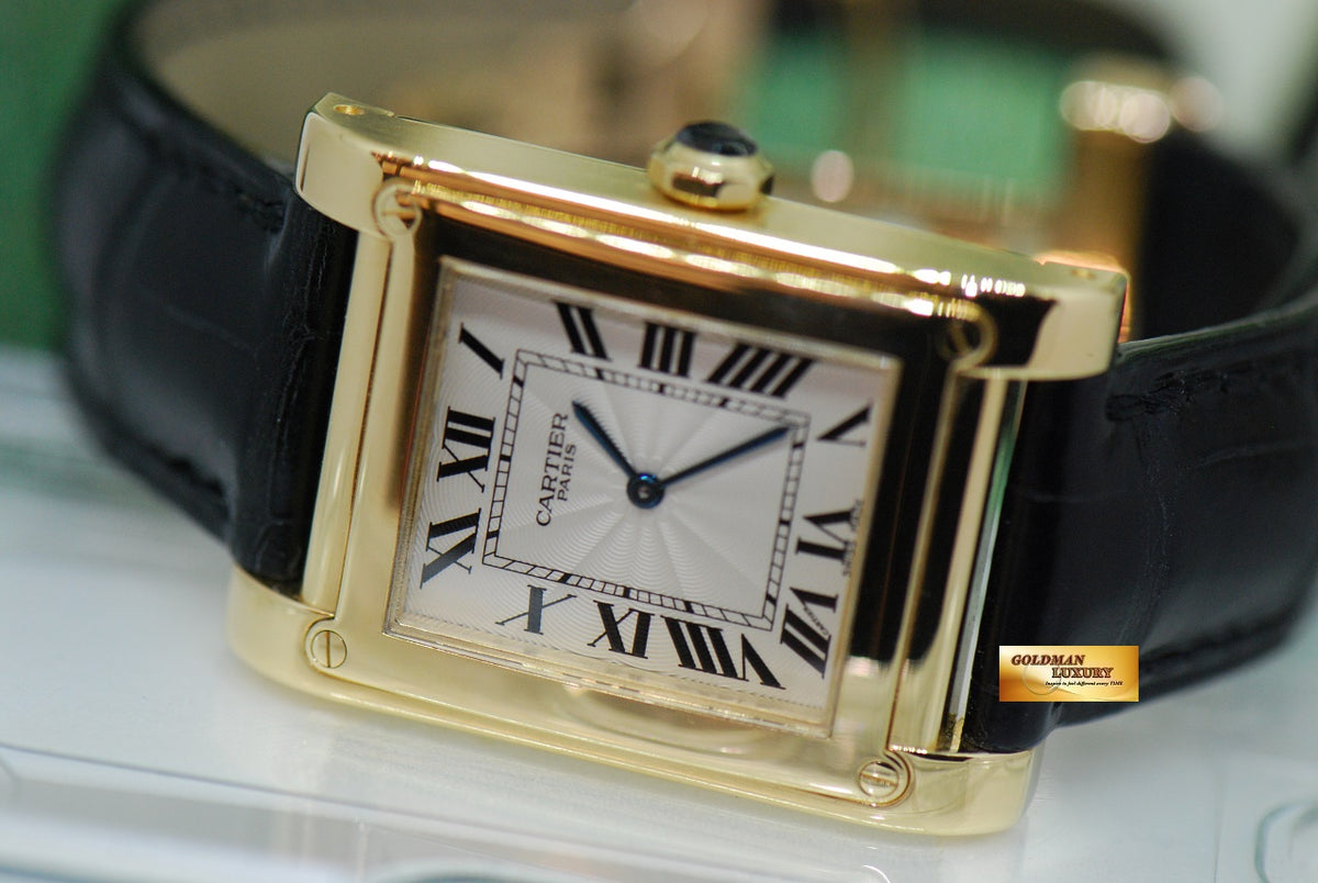 [SOLD] LOUIS CARTIER TANK XL PRIVEE COLLECTION 18K YELLOW GOLD MANUAL WINDING 2608F (MINT)
