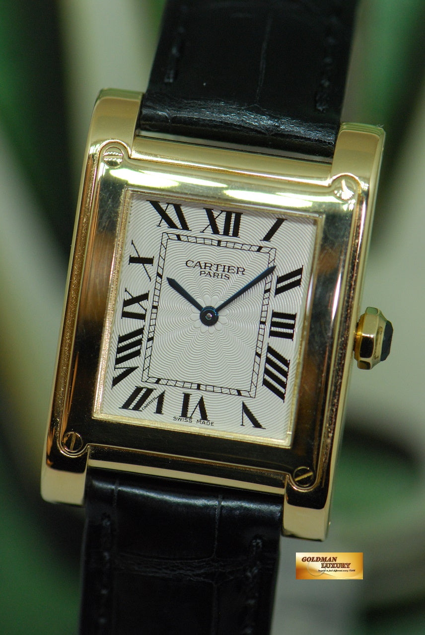 [SOLD] LOUIS CARTIER TANK XL PRIVEE COLLECTION 18K YELLOW GOLD MANUAL WINDING 2608F (MINT)