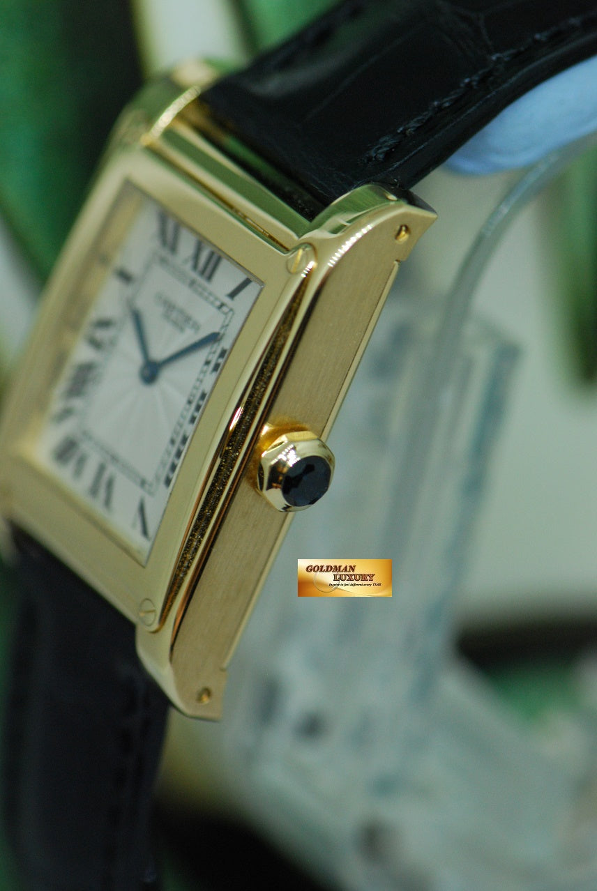 [SOLD] LOUIS CARTIER TANK XL PRIVEE COLLECTION 18K YELLOW GOLD MANUAL WINDING 2608F (MINT)