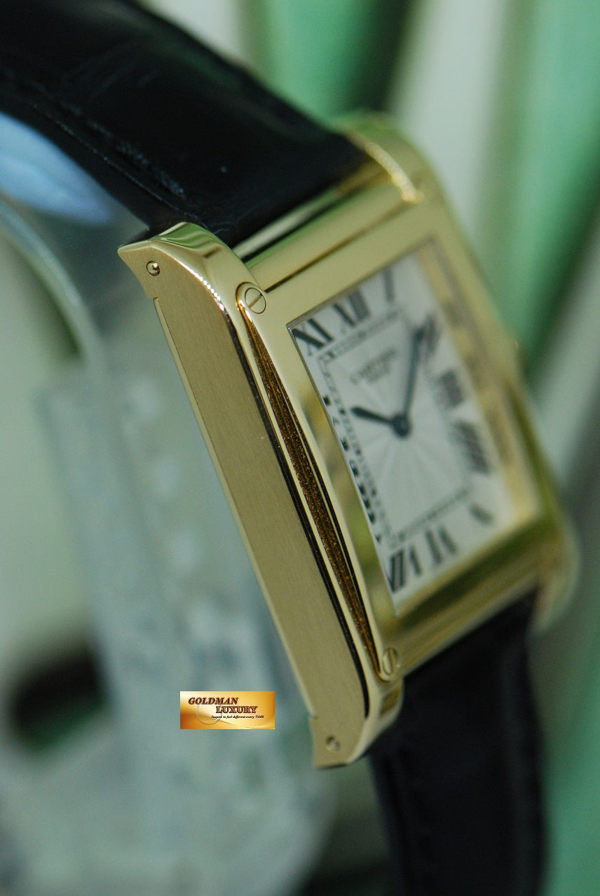 [SOLD] LOUIS CARTIER TANK XL PRIVEE COLLECTION 18K YELLOW GOLD MANUAL WINDING 2608F (MINT)