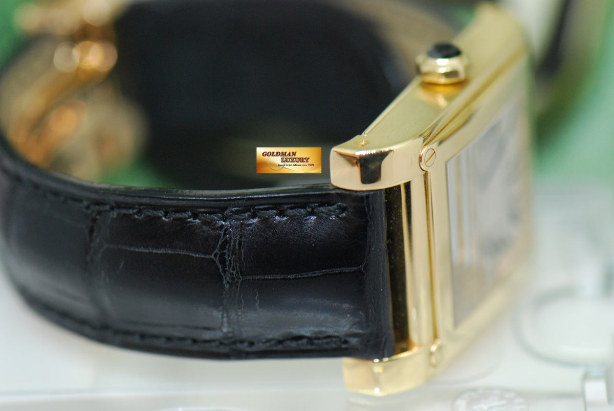 [SOLD] LOUIS CARTIER TANK XL PRIVEE COLLECTION 18K YELLOW GOLD MANUAL WINDING 2608F (MINT)
