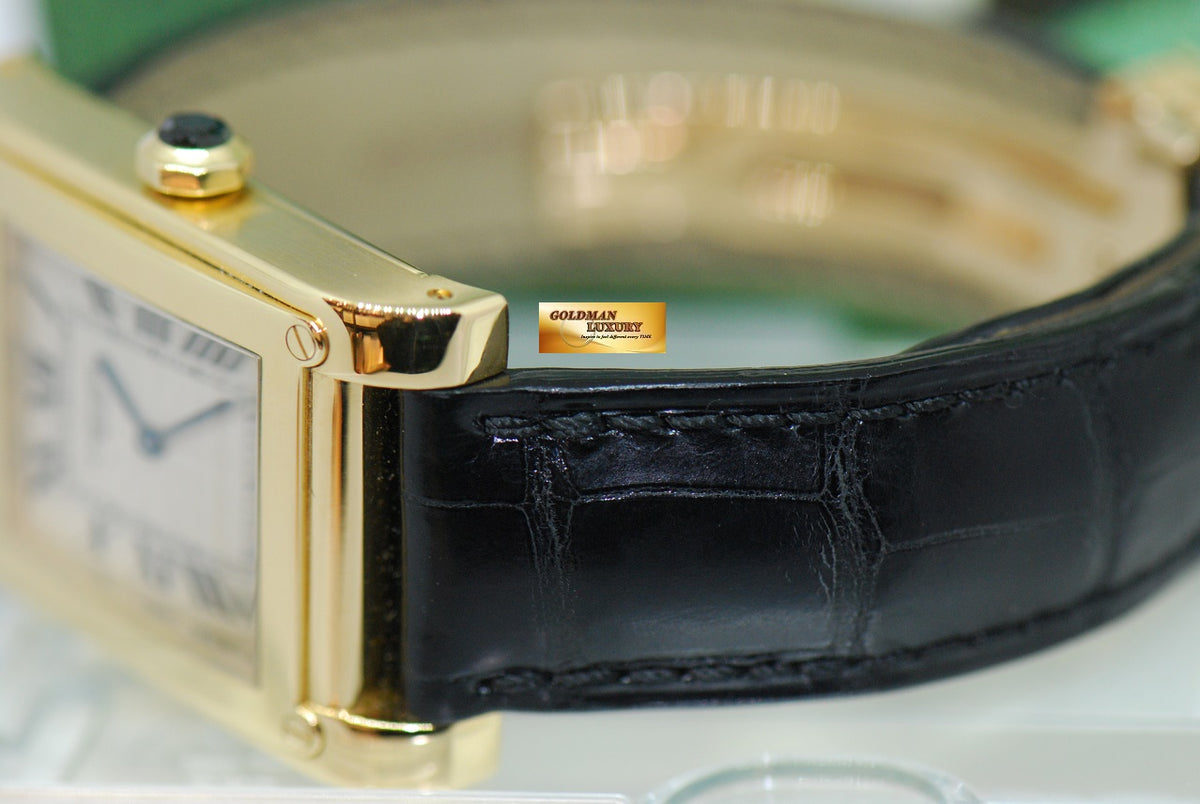 [SOLD] LOUIS CARTIER TANK XL PRIVEE COLLECTION 18K YELLOW GOLD MANUAL WINDING 2608F (MINT)