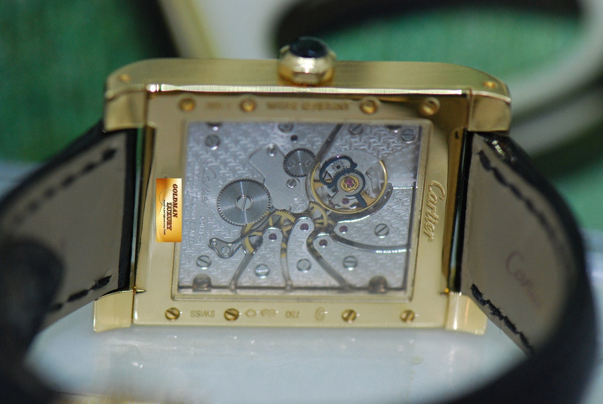 [SOLD] LOUIS CARTIER TANK XL PRIVEE COLLECTION 18K YELLOW GOLD MANUAL WINDING 2608F (MINT)