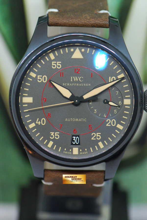 [SOLD] IWC BIG PILOT TOP GUN MIRAMAR 48mm 7 DAYS POWER RESERVE METALLIC CERAMIC CASE AUTOMATIC IW5019-02 (MINT)
