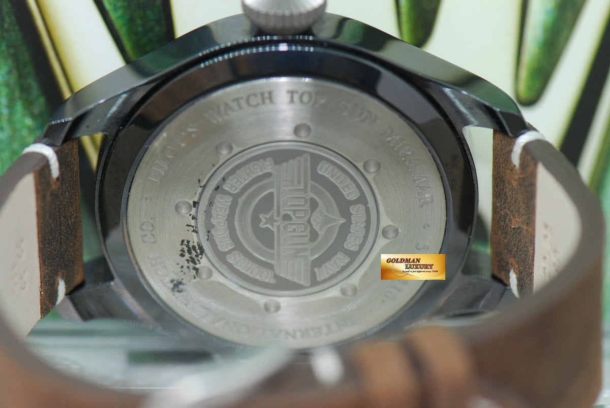 [SOLD] IWC BIG PILOT TOP GUN MIRAMAR 48mm 7 DAYS POWER RESERVE METALLIC CERAMIC CASE AUTOMATIC IW5019-02 (MINT)