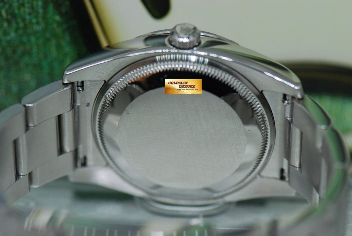 [SOLD] ROLEX OYSTER AIR-KING 34mm “ENGINE-TURN BEZEL” SILVER AUTOMATIC 114210 (MINT)