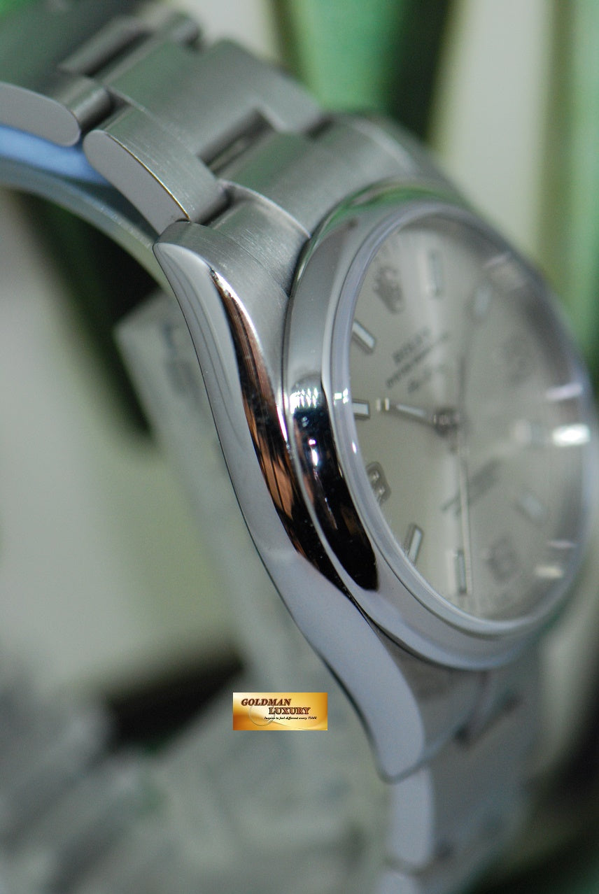 [SOLD] ROLEX OYSTER AIR-KING 34mm SILVER AUTOMATIC 114200 (MINT)