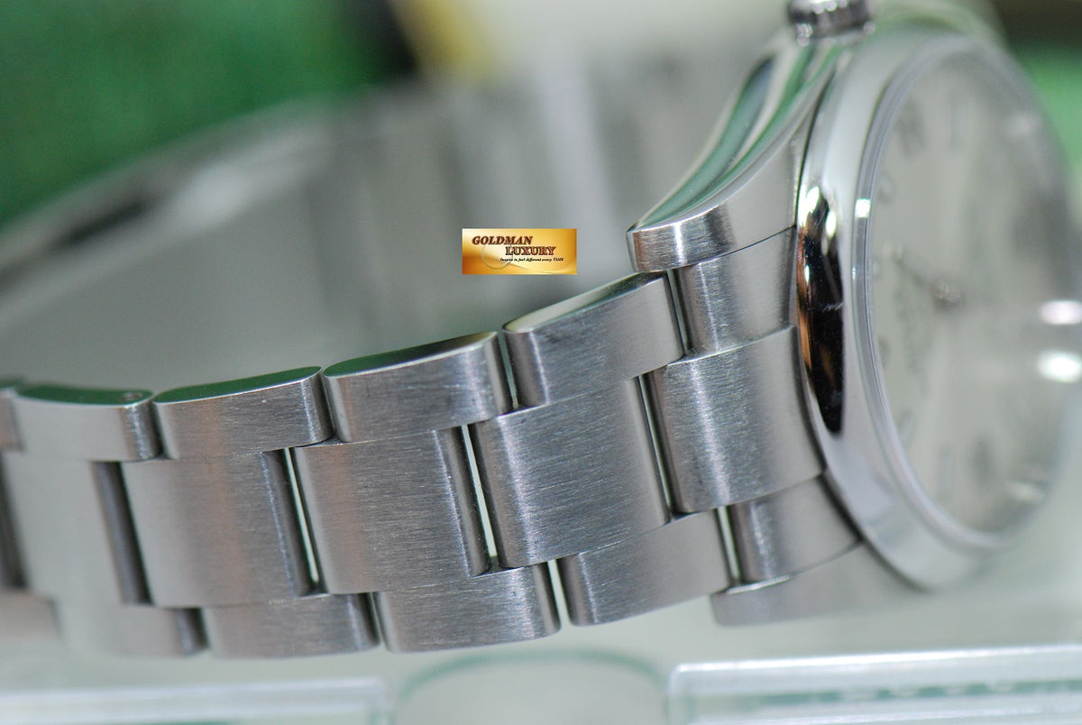 [SOLD] ROLEX OYSTER AIR-KING 34mm SILVER AUTOMATIC 114200 (MINT)