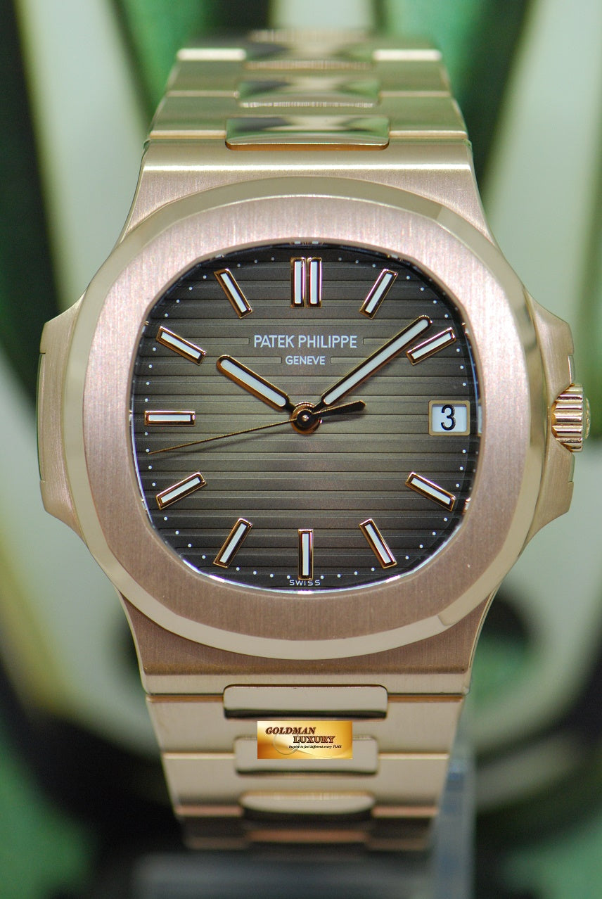 [SOLD] PATEK PHILIPPE NAUTILUS 18K ROSE GOLD AUTOMATIC 5711/1R (LNIB) (UNPOLISHED)
