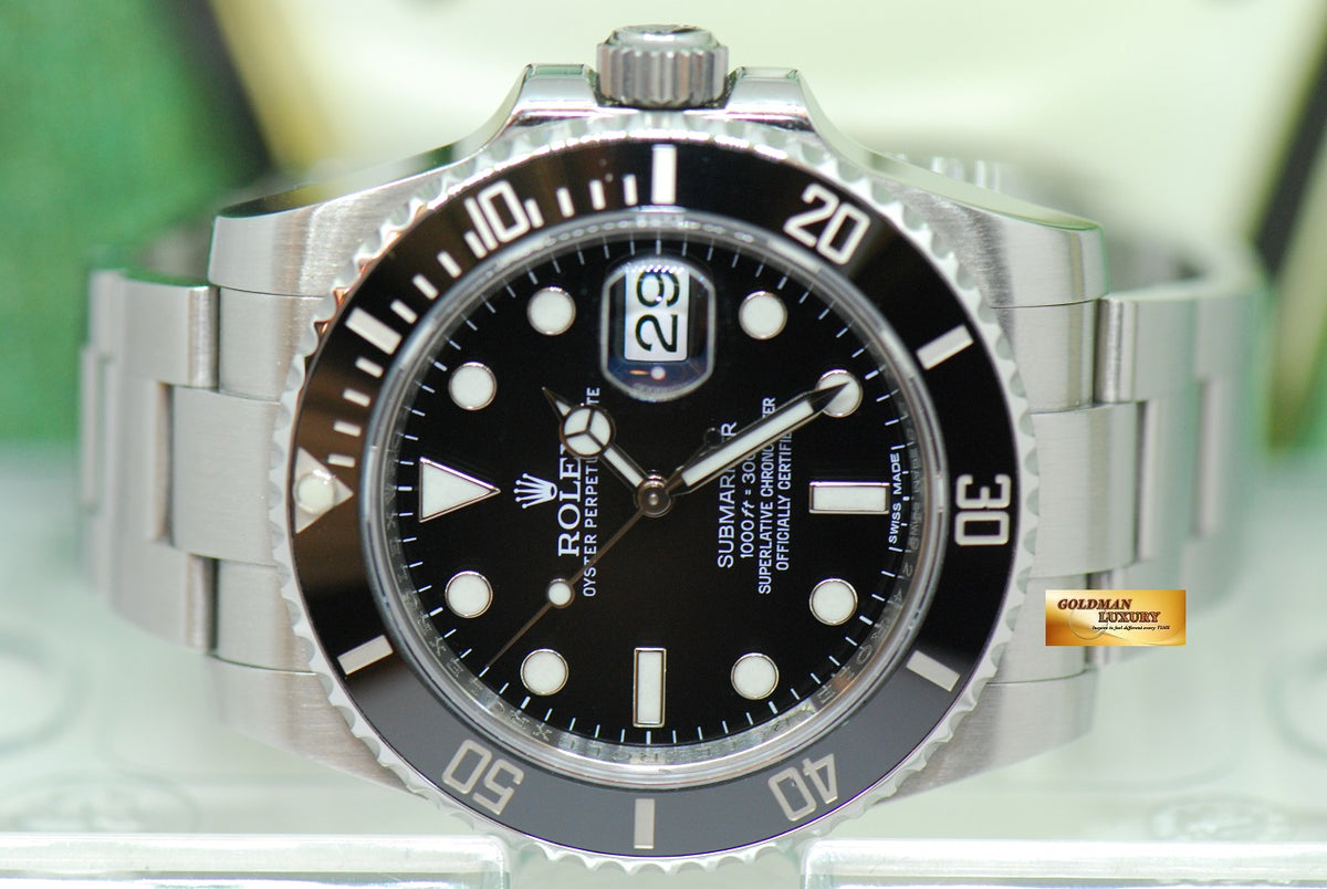 [SOLD] ROLEX OYSTER PERPETUAL SUBMARINER CERAMIC BLACK 116610LN (MINT)