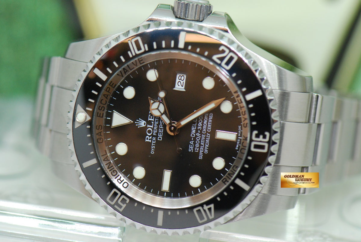 [SOLD] ROLEX OYSTER PERPETUAL DEEPSEA MARK 1 DIAL 44mm CERAMIC BLACK 116660LN (MINT)