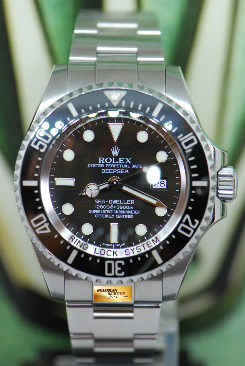 [SOLD] ROLEX OYSTER PERPETUAL DEEPSEA MARK 1 DIAL 44mm CERAMIC BLACK 116660LN (MINT)