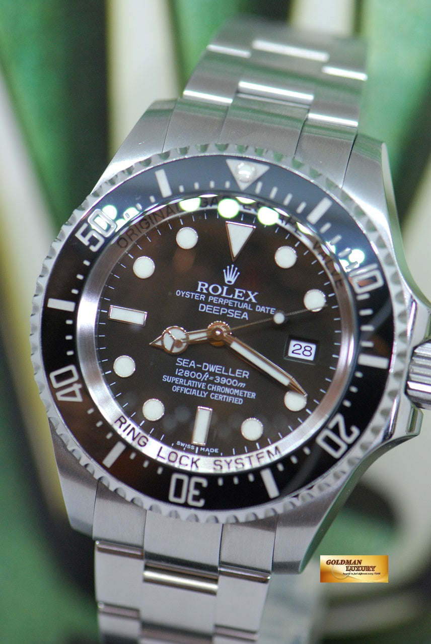 [SOLD] ROLEX OYSTER PERPETUAL DEEPSEA MARK 1 DIAL 44mm CERAMIC BLACK 116660LN (MINT)